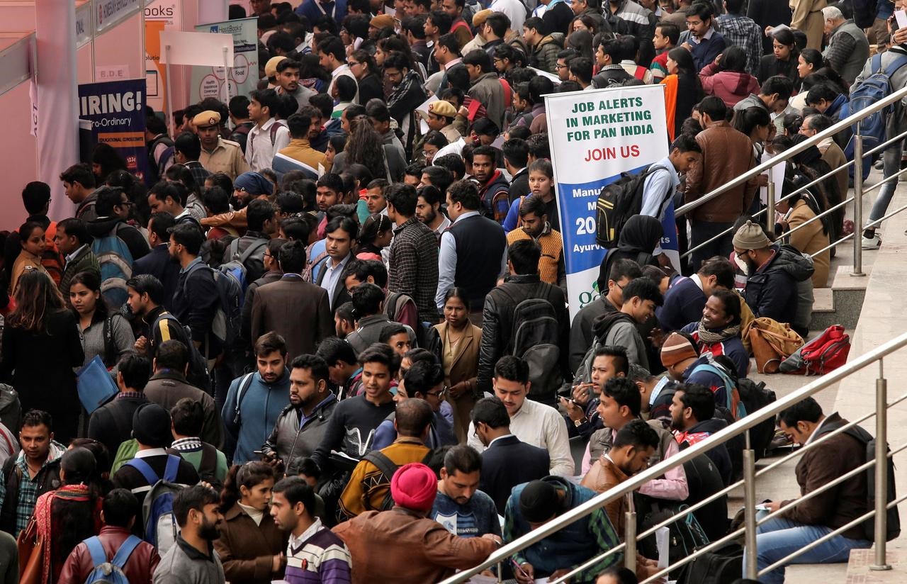 India’s jobless millions jostle for scraps on hiring sites